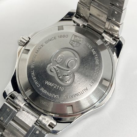  TAG HEUER タグホイヤー アクアレーサー デイト WAF2110 ブラック 自動巻き メンズ 腕時計 箱・取説有