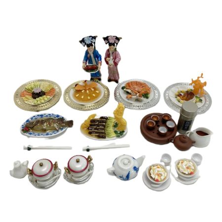  海洋堂 サントリー烏龍茶 満漢全席 中国宮廷料理フィギュアコレクション 11種 まとめセット