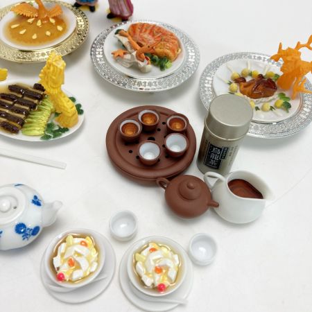  海洋堂 サントリー烏龍茶 満漢全席 中国宮廷料理フィギュアコレクション 11種 まとめセット