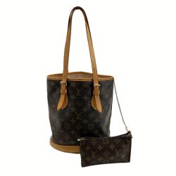 ☆☆ LOUIS VUITTON ルイヴィトン モノグラム バケットPM M42238 ショルダーバッグ ハンドバッグ Cランク