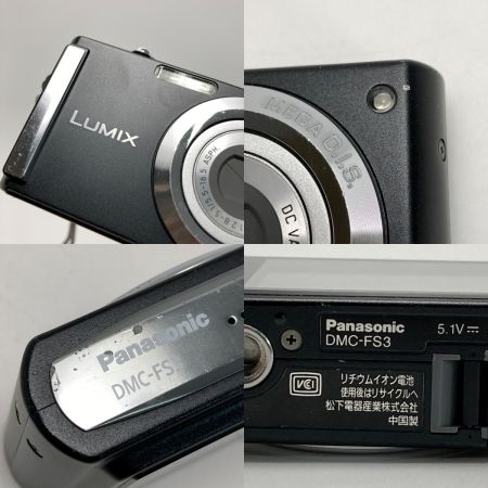 Panasonic パナソニック コンパクトデジタルカメラ LUMIX DMC-FS3 ケース付き バッテリー欠品