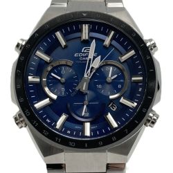 ☆☆ CASIO カシオ エディフィス EQW-T660DB-2AJF ネイビー 電波ソーラー メンズ 腕時計 EDIFICE Bランク