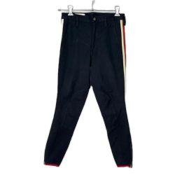 GUCCI グッチ サイドラインギャバジンストレッチパンツ SIZE 44 495695 Z7576 ブラック メンズ Cランク