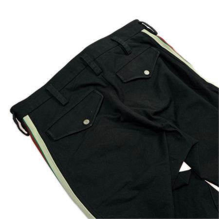 GUCCI グッチ サイドラインギャバジンストレッチパンツ SIZE 44 495695 Z7576 ブラック メンズ