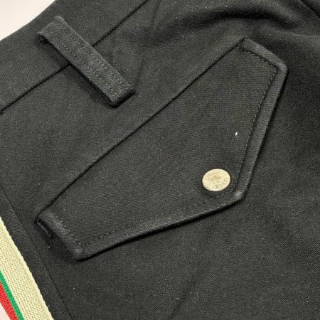 GUCCI グッチ サイドラインギャバジンストレッチパンツ SIZE 44 495695 Z7576 ブラック メンズ