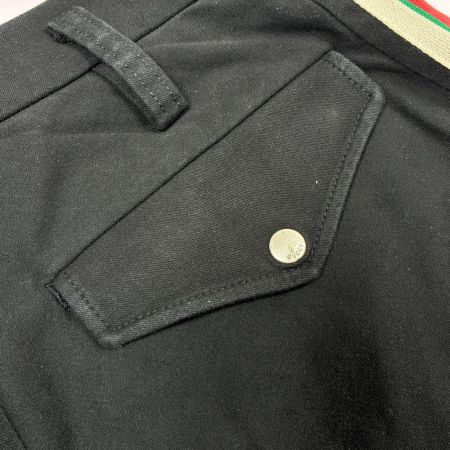 GUCCI グッチ サイドラインギャバジンストレッチパンツ SIZE 44 495695 Z7576 ブラック メンズ
