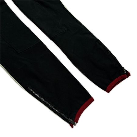 GUCCI グッチ サイドラインギャバジンストレッチパンツ SIZE 44 495695 Z7576 ブラック メンズ