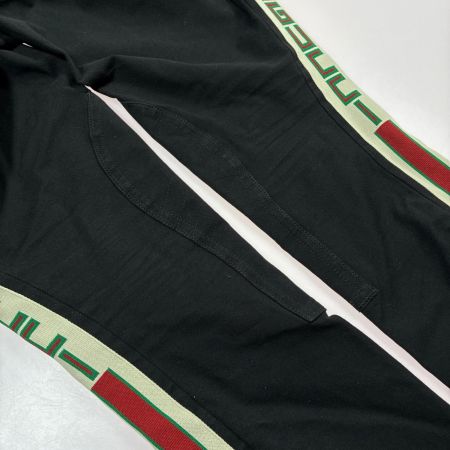 GUCCI グッチ サイドラインギャバジンストレッチパンツ SIZE 44 495695 Z7576 ブラック メンズ