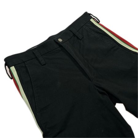 GUCCI グッチ サイドラインギャバジンストレッチパンツ SIZE 44 495695 Z7576 ブラック メンズ