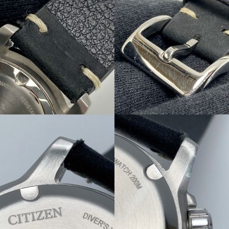  CITIZEN シチズン エコドライブ ダイバー 200m E168-0029-J01 ブラック ソーラー レディーズ 腕時計 Eco Drive