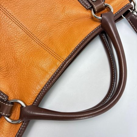 Somes Saddle ソメスサドル 2WAYバッグ オレンジ ストラップ付 牛革