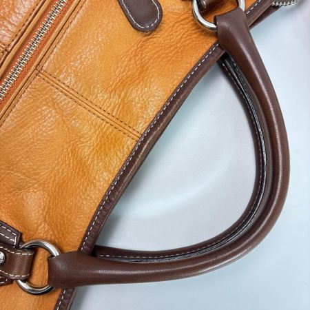 Somes Saddle ソメスサドル 2WAYバッグ オレンジ ストラップ付 牛革