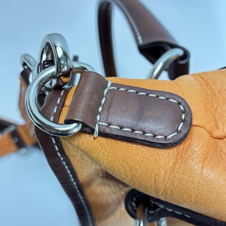 Somes Saddle ソメスサドル 2WAYバッグ オレンジ ストラップ付 牛革