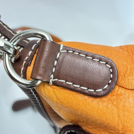 Somes Saddle ソメスサドル 2WAYバッグ オレンジ ストラップ付 牛革