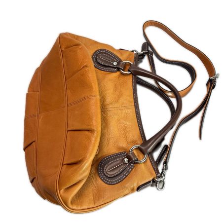 Somes Saddle ソメスサドル 2WAYバッグ オレンジ ストラップ付 牛革