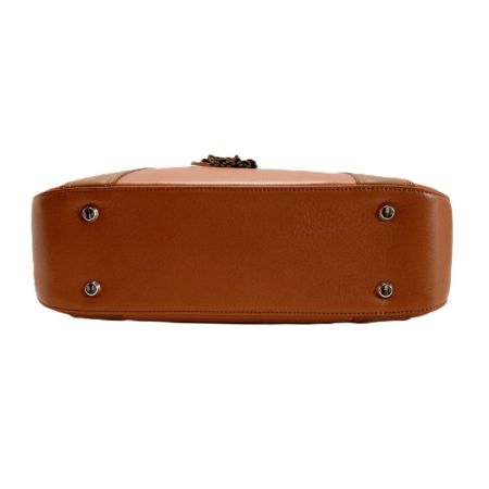  Somes Saddle ソメスサドル トートバッグ 編み込み タッセル ブラウン レザー ワンショルダー