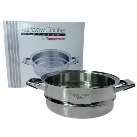  Tupperware タッパーウェア レインボークッカー スチーマー 26㎝ ステンレス 箱有