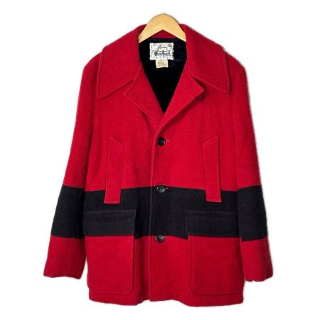 WOOLRICH ウールリッチ ジャケット Wool Boa Jacket レッド SIZE 40 メンズ