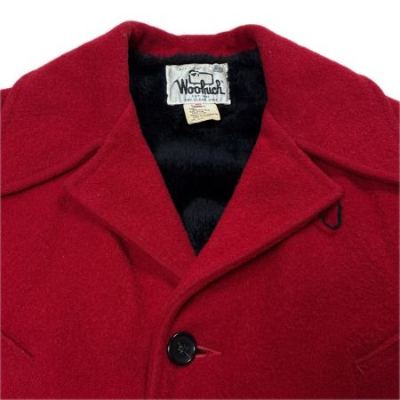 WOOLRICH ウールリッチ ジャケット Wool Boa Jacket レッド SIZE 40 メンズ