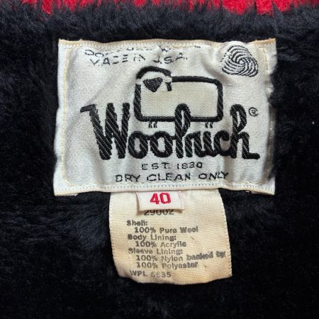 WOOLRICH ウールリッチ ジャケット Wool Boa Jacket レッド SIZE 40 メンズ