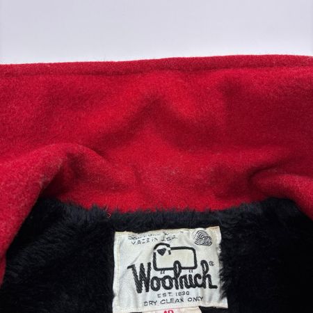 WOOLRICH ウールリッチ ジャケット Wool Boa Jacket レッド SIZE 40 メンズ