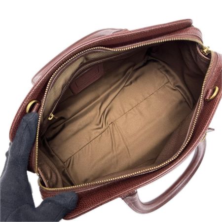 COACH コーチ マディソン サットンバッグ レザー ヴィンテージ 4410 ブラウン ストラップ 保存袋付