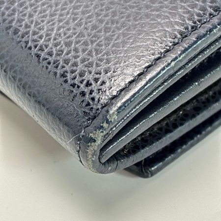  COACH コーチ 2つ折り長財布 ロングウォレット ネイビー レディース
