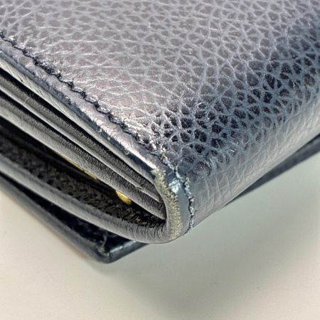  COACH コーチ 2つ折り長財布 ロングウォレット ネイビー レディース