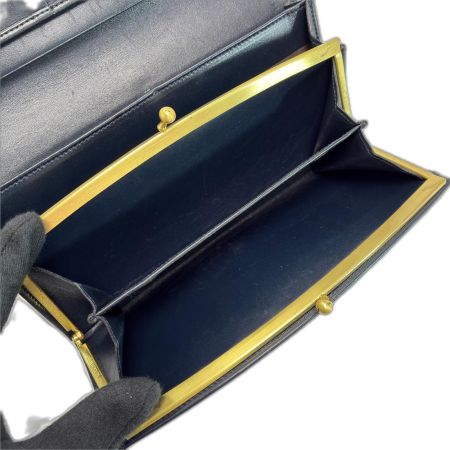  COACH コーチ 2つ折り長財布 ロングウォレット ネイビー レディース