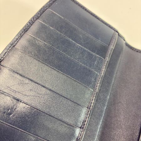  COACH コーチ 2つ折り長財布 ロングウォレット ネイビー レディース