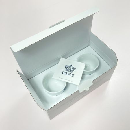  ROYAL COPENHAGEN ロイヤル・コペンハーゲン ブルーパルメッテ ペアティー2Pセット 125ml 湯呑み 箱有