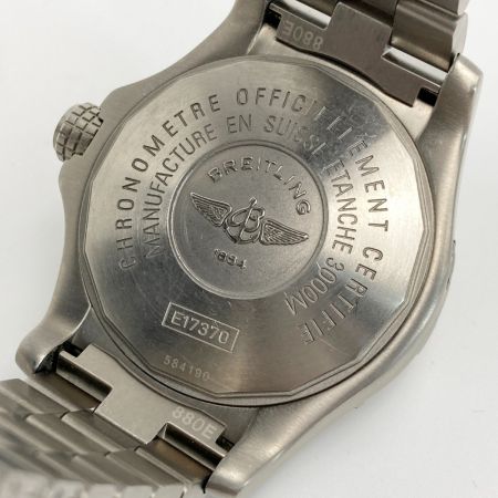  BREITLING ブライトリング アベンジャー シーウルフ デイト E17370 イエロー 自動巻き メンズ 腕時計 箱・ギャランティ有
