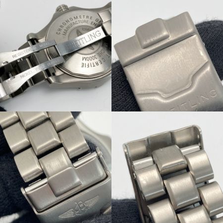  BREITLING ブライトリング アベンジャー シーウルフ デイト E17370 イエロー 自動巻き メンズ 腕時計 箱・ギャランティ有