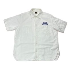 ☆☆ TENDERLOIN テンダーロイン 半袖 シャツ SIZE M メンズ ホワイト Bランク