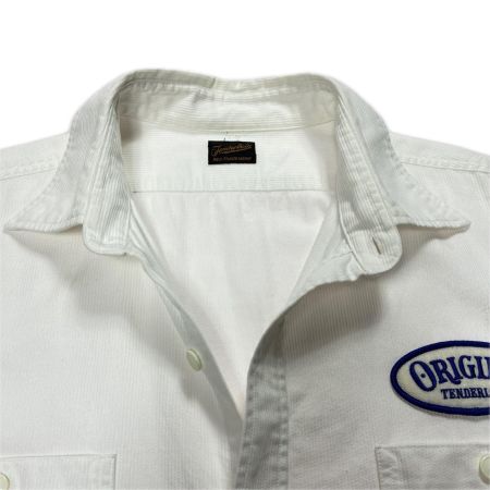 TENDERLOIN テンダーロイン 半袖 シャツ SIZE M メンズ ホワイト