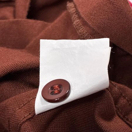  TENDERLOIN テンダーロイン 長袖 シャツ SIZE M ワッペン メンズ ブラウン