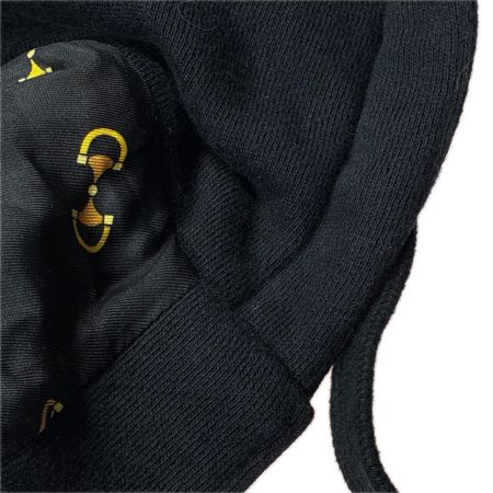 GUCCI パーカー スパンコールロゴパーカーB SIZE XXS ブラック レディース