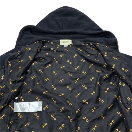 GUCCI パーカー スパンコールロゴパーカーB SIZE XXS ブラック レディース