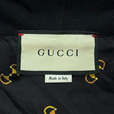 GUCCI パーカー スパンコールロゴパーカーB SIZE XXS ブラック レディース