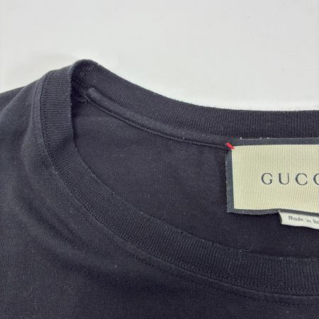  GUCCI グッチ 半袖  Tシャツ ロゴウォッシュドオーバーサイズ SIZE S レディース ブラック