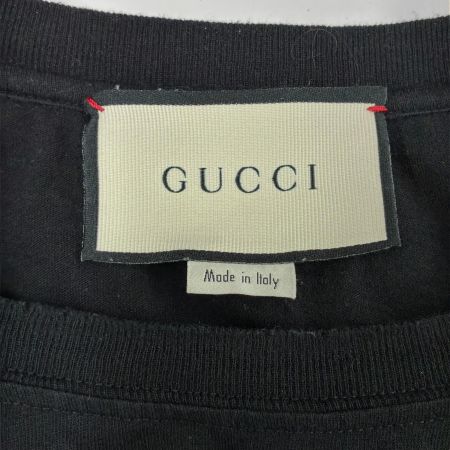  GUCCI グッチ 半袖  Tシャツ ロゴウォッシュドオーバーサイズ SIZE S レディース ブラック