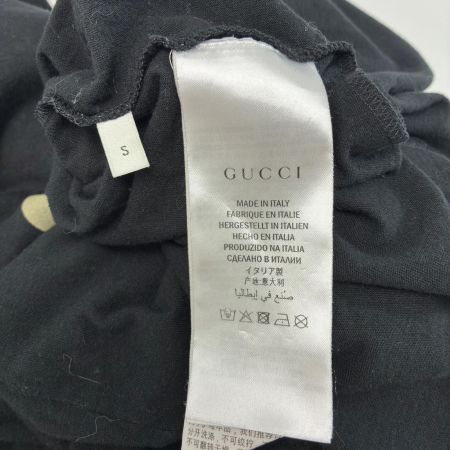  GUCCI グッチ 半袖  Tシャツ ロゴウォッシュドオーバーサイズ SIZE S レディース ブラック