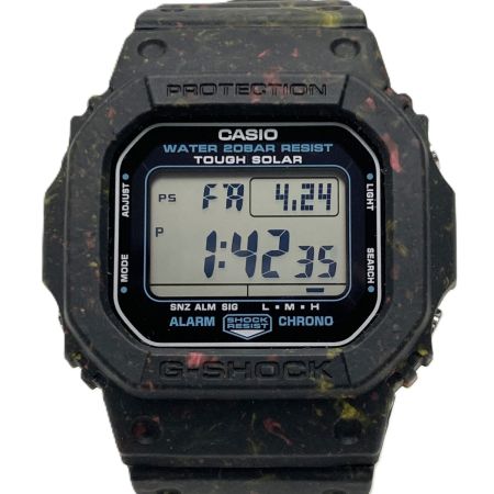  CASIO カシオ G-SHOCK 廃棄樹脂リサイクル G-5600BG-1JR ソーラー メンズ 腕時計 箱・取説有