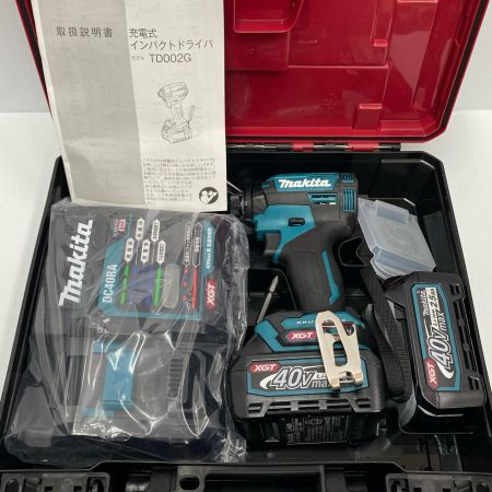  MAKITA マキタ インパクトドライバ TD002GRDX ブルー 未使用品 付属品完備