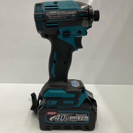  MAKITA マキタ インパクトドライバ TD002GRDX ブルー 未使用品 付属品完備