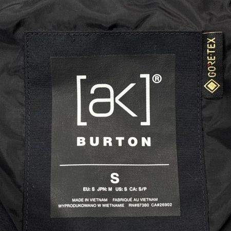 BURTON バートン [ak] GORE‑TEX Cyclic Jacket スノーボードウェア SIZE S メンズ 10002 ブラック