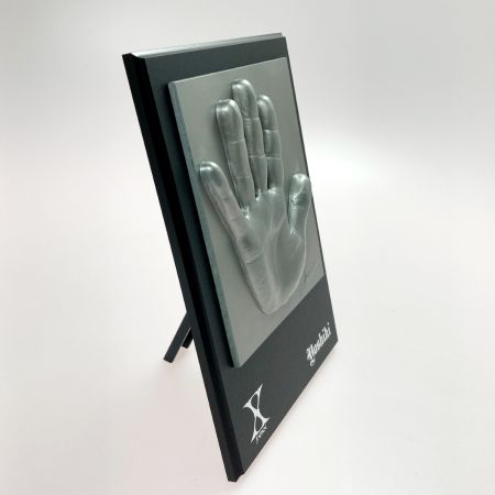   X JAPANくじ ラスト賞 YOSHIKIレプリカ手形 実物大手形プレート 箱有