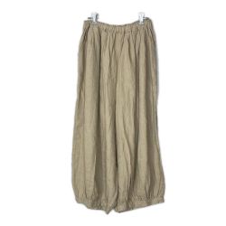mashukashu マシュカシュ リネンパンツ SIZE Free レディース カーキ系 Bランク