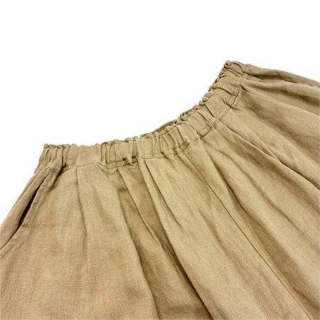 mashukashu マシュカシュ リネンパンツ SIZE Free レディース カーキ系