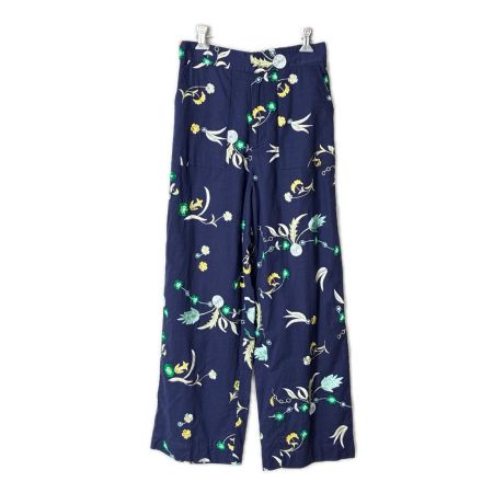 ne Quittez pas パンツ 花柄刺繍 SIZE S レディース 010641GS2 ネイビー